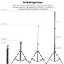 44140 Softbox Set Boom Arm 4 Head 540W 3 Backdrops Kit Image 3
