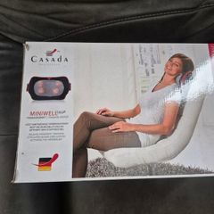 massage back and feet with heat