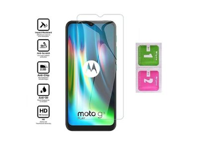 For Motorola Moto G9 Play Tempered Glass Premium Screen Protector Guard Film - FHT13MTG