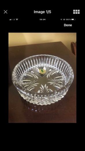 Waterford Crystal Millennium Wine Coaster