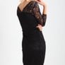 Like New: Black Lace Dress (Size 10) Image 2