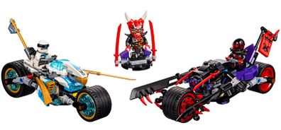 Lego Ninjago 70639: Street Race of Snake Jaguar (2018) 100% Complete (NO BOX)