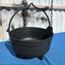 Black plastic flower pot Image 5