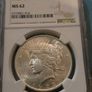 Mint State Peace Dollar Image 2