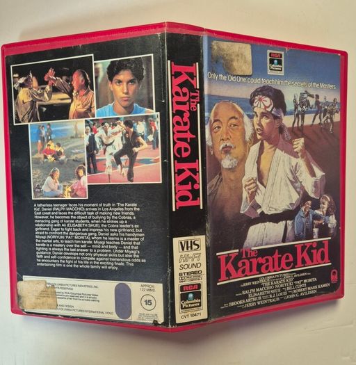 The Karate Kid VHS (1984)  Rare Original RCA/Columbia Red Box Release  Mold Free