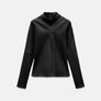 New Zara 100% Leather top ZW Collection Image 4