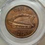 Proof Ireland 1d Penny 1968 Very Scarce in this Grade and colour Image 3