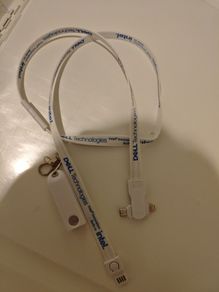 Official Intel Innovation Lanyard 2-in-1 Charging Cable (Rare Tech Swag)