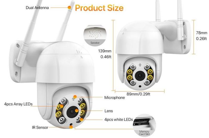Wireless CCTV Camera With Night Vision Recording