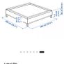 King size double bed base Image 3