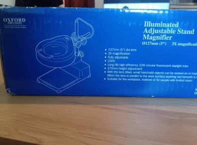 OXFORD illuminated stand magnifier