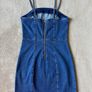 Mini Denim Bodycon Dress - UK 10 Image 2