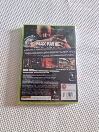 Brand new game sealed Max Payne 3 Xbox 360 Games Original
