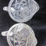 Two Victorian Moulded Glass Water/Custard Jugs Image 7