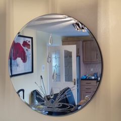 round raindrop mirror