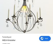 ikea Kristaller Chandelier