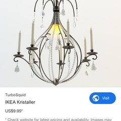 ikea Kristaller Chandelier