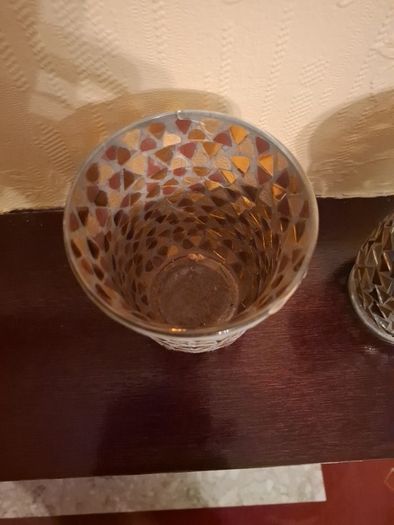 Pair of glass vases