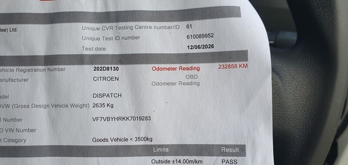 2020 Citroen Dispatch