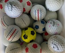 50 used Callaway Chrome Soft and Chrome Tour practice grade golf balls