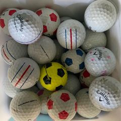 50 used Callaway Chrome Soft and Chrome Tour practice grade golf balls