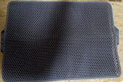 Large cat litter mat with handles