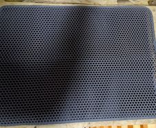 Large cat litter mat with handles