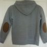 Boys Grey hoodie - white fur lined size 8 - 9 years Image 2