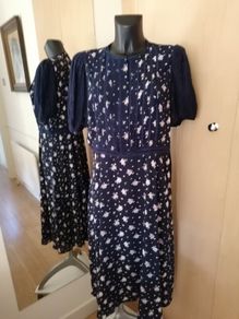 Women's Savida Navy Floral Print Dress Size 14