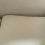 Large cream sofa/couch with legs Image 10