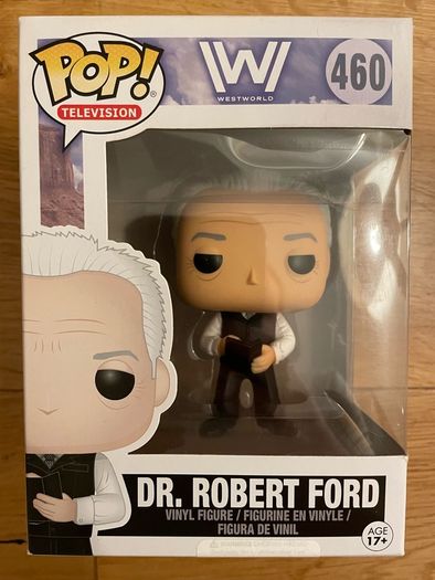 Vaulted Funko Pop! Dr Robert Ford #460. WestWorld. Mint Condition