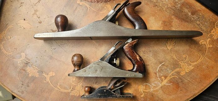 3 Stanley planes (7, 4 1/2, 110)