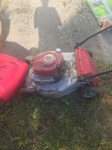 petrol lawnmower