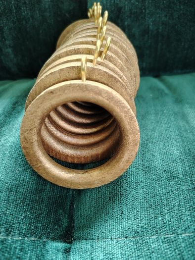 Wooden Curtain Pole Rings / Metal Curtain Pole Rings