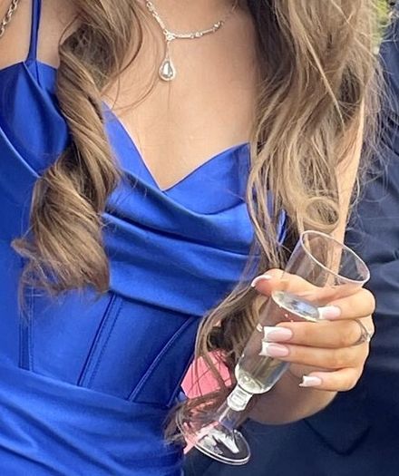Royal Blue Debs Dress Size 8