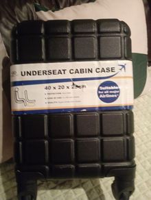 suitcase uderseat. Weekend case