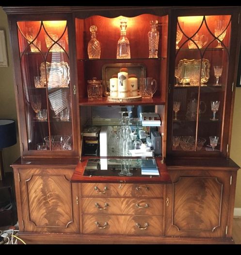 Bridge Craft hand made Display Cabinet