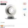 BREMBO Prime 08.B413.11 272mm read Brake disc Image 2