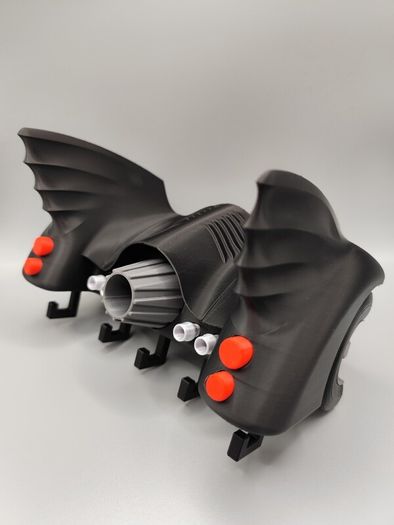 Batmobile Key Holder 3D Printed Wall Organizer