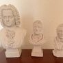 Brass and Alabaster Classical Composers Bust Collection Image 2