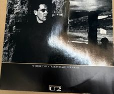 U2 vinyl single. Irish pressing