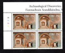 2007 Ireland 150th Anniversary of Archaeological Discoveries (J.Mullooly/San Clemente Basilica) Plate Block 1A1A1A1A Mint Never Hinged (MNH)