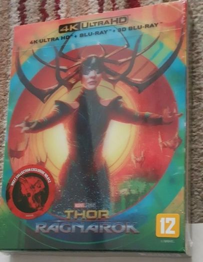Thor Ragnarok 4K 3D & 2D Blu-ray Steelbook WeET Collection