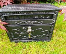 Antique Cast Iron Post Box