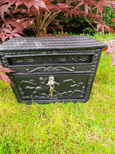 Antique Cast Iron Post Box