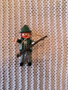 Playmobil figure with gun