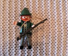 Playmobil figure with gun