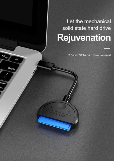 USB 3.1 (Type-C) to SATA 3.0 (5Gbps) Converter Adapter Cable for 2.5" SATA HDD/SSD (Brand New/Warranty)