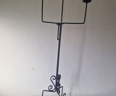 wrought iron candle holder