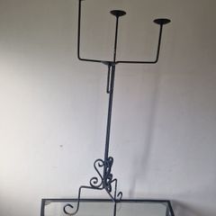 wrought iron candle holder